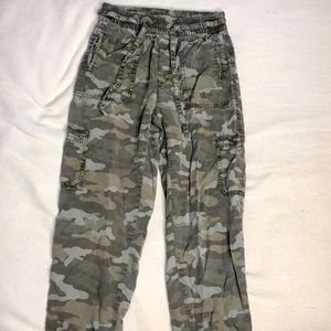 Camouflaged pants